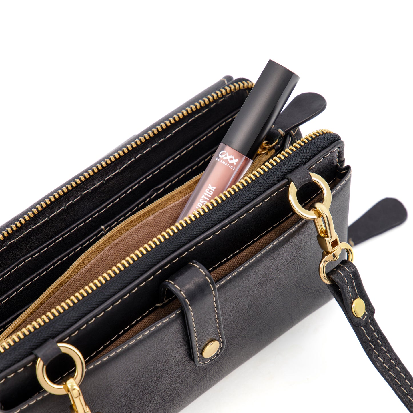 Anvi Crossbody Bag - Black Aniseed